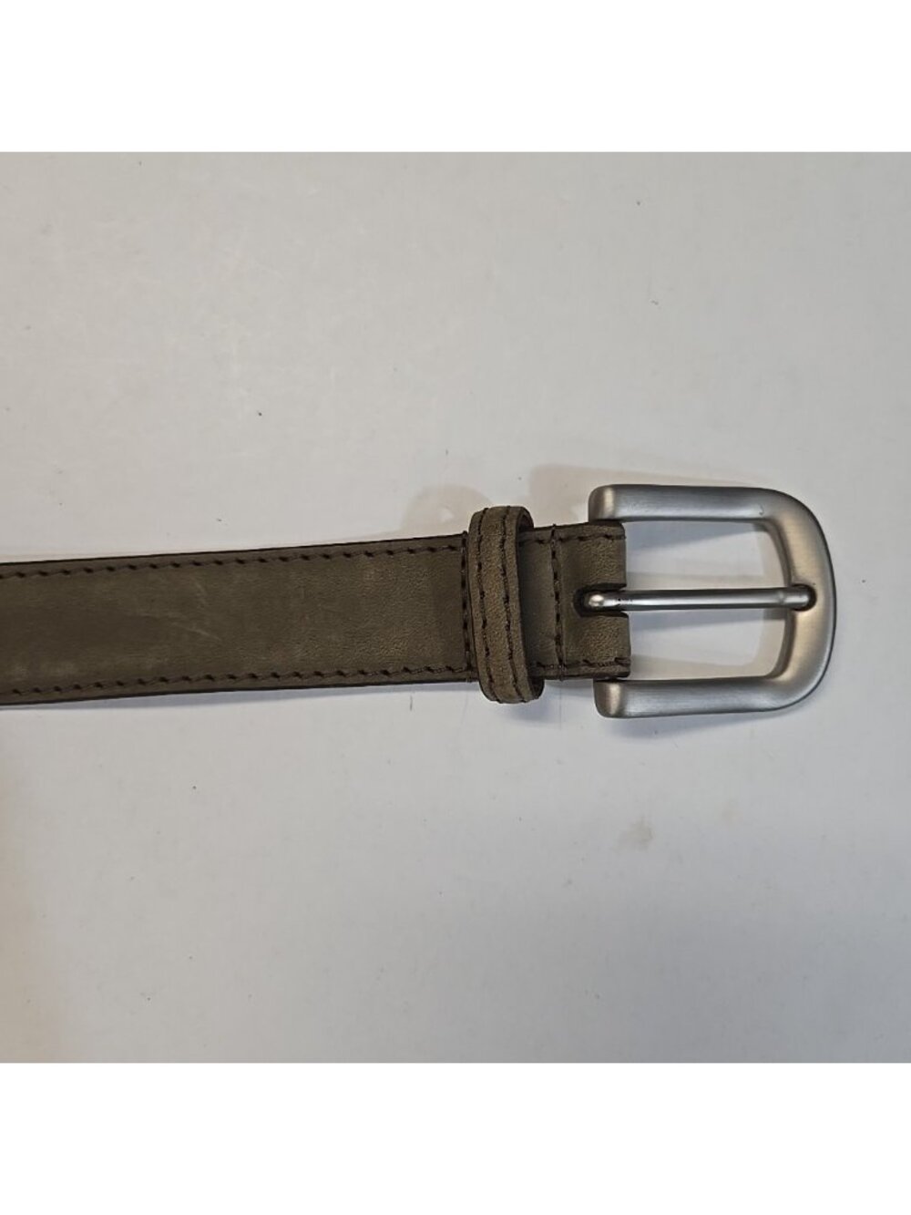 TORINO European Tanned Cowhide Belt Size 40 Made in USA Gray